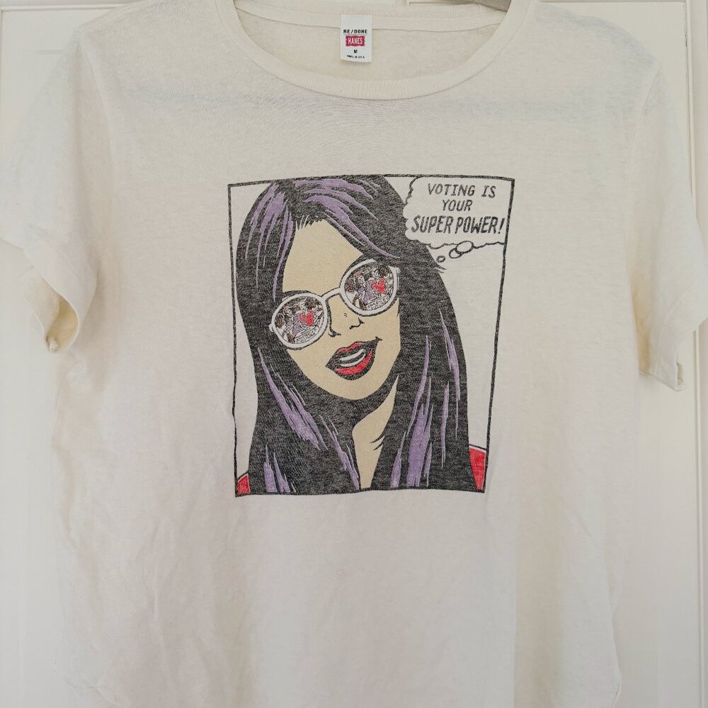 Re/Done x Hanes Cotton Graphic Tee